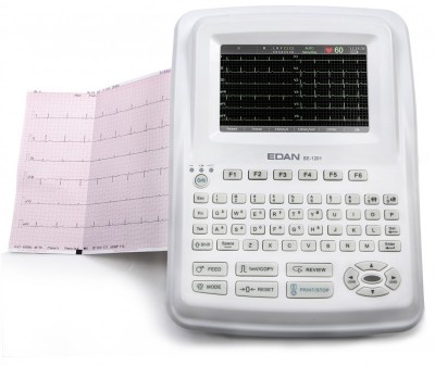 Electrocardiograf cu 12 canale EDAN SE-1201: display 5,7" LCD