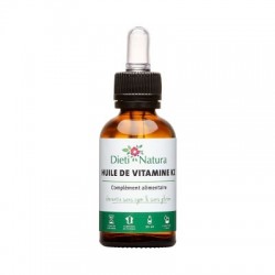 Vitamina K2 picaturi, Menaquinona 7 (MK7) 30 ml, prevenirea bolilor de inima, intareste oasele, previne osteoporoza