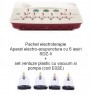 Pachet electroterapie: Aparat electro-acupunctura cu 6 iesiri SDZ-II + Set ventuze cu aspiratie (cod E02-E)