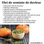 Ulei de seminte de dovleac 120 Capsule, Tratament prostata naturist