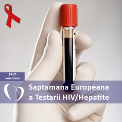 18-25 noiembrie - Săptămâna Europeană a Testării HIV/Hepatitei