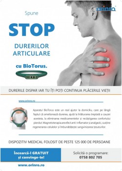 ORINRO : Biotorus LT 100 - tratamentul durerilor articulare.