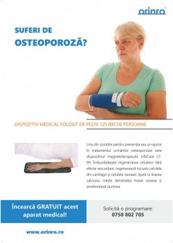 ORINRO : Ulticare LT 99 - tratamentul osteoporozei. Tratament magnetoterapeutic!