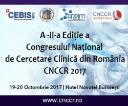 A II-a ediție a CONGRESULUI NAȚIONAL DE CERCETARE CLINICĂ DIN ROMÂNIA