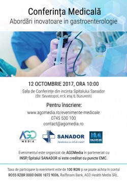 Conferinta Medicala „Abordari inovatoare in gastroenterologie”