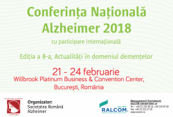 CONFERINȚA NAȚIONALĂ Alzheimer 2018