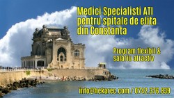 Urgent: Medici Specialisti ATI pentru Constanta