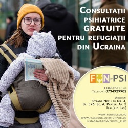 Consultatii psihiatrice gratuite pentru refugiatii din Ucraina