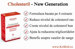 Cholesteril New Generation 60 Capsule, Colesterol marit si Trigliceride