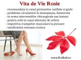 Reduceri medicale: Vita Vie Rosie Organica 120 Capsule, Naturiste Picioare obosite si grele