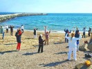 Terapie grup pe plaja