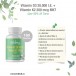 Vitamina D3 20.000 IU + K2 (MK7) 200mcg 180 Tablete beneficii