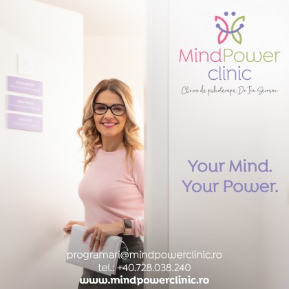 Terapia ONLINE poate schimba viața ta: găsește ajutor pe www.MindPowerClinic.ro