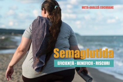 Semaglutida la adulții cu obezitate: eficacitate și siguranță [meta-analiză Cochrane]