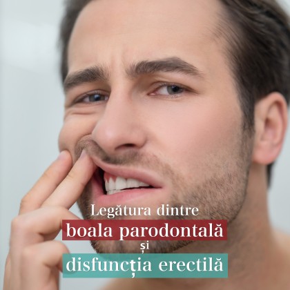 Legătura dintre boala parodontală severă, disfuncția erectilă și sănătatea generală a bărbaților