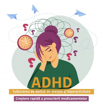 Creștere rapidă a prescrierii medicamentelor pentru ADHD