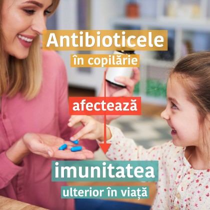 Utilizarea antibioticelor în copilărie afectează imunitatea viitorilor adulți