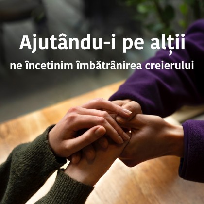 Ajutorul oferit altora, asociat cu încetinirea declinului cognitiv odată cu vârsta