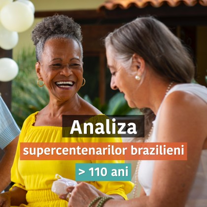 Studiul longevității extreme - analiza supercentenarilor brazilieni (peste 110ani)
