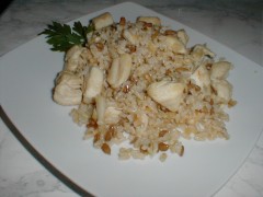 Salată de orez cu piept de pui