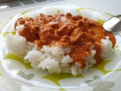 Curry de pui cu orez