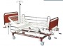 Pat mobil pentru spital, cu structura metalica si 4 sectiuni, reglabil in pozitia Trendelenburg model Kenmak K012 + saltea N2140K (H18 cm)
