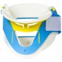 Guler cervical pentru adulti, ajustabil, de unica folosinta, prindere Velcro, compatibil CT si RMN