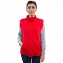 Vesta polar unisex PRIMA, fara maneci, culoare rosu, marime L