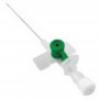PRIMA Branule cu valva si cateter F.E.P. radioopac, 18G Int/Ext-Dia: 0.9/1.3 x 45mm verde, Luer Lock, Sterile, CE, 100buc