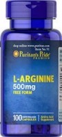 L-Arginine 500 mg 100 caps.