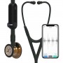 Stetoscop electronic 3M™ Littmann® CORE Digital 8863, Negru, capsula cupru (Black/High-Polish Copper)