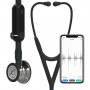 Stetoscop electronic 3M™ Littmann® CORE Digital 8869, Negru, capsula oglinda (Black/High-Polish Mirror)