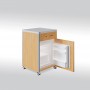 Noptieră Spital BEDSIDE-07 cu Sistem de Răcire | Design Lemn | Tehnologie Medicală