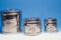 Casoleta Sterilizare rotunda cu capac / CASOLETE STERILIZARE INOX Ø  80 x H  80  mm