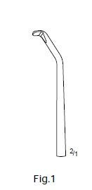 Carlig Ramelet II, angulat dreapta, Fig.1