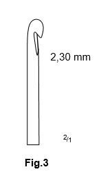 Carlig flebectomie Crochet Style, Fig.3