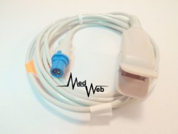 Cablu complet (dintr-o bucata) cu senzor pulsoximetru / spo2 pt monitor Drager