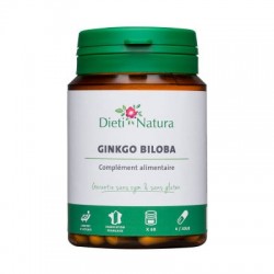 Ginkgo biloba pentru memorie, proprietati antioxidante, curata vasele de sange (200 capsule)