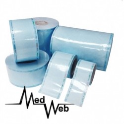 Rola sterilizare cu volum (pliu) 2 indicatori 380mmx80mmx100m