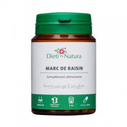 Tescovina din vita de vie, Marc de raisin, 200 capsule, aliat in curele de slabire, topeste grasimea