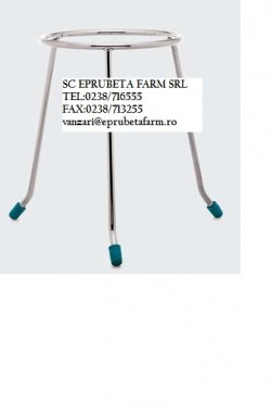 Trepied INOX pentru becurile de gaz - IMPORT GERMANIA - Fabricat din otel cromat