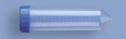Eprubeta PP cu baza conica si dop filetat, 50 ml