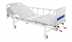 Pat de spital cu 4 sectiuni reglabile manual, inaltime fixa (50 cm fara saltea) model MS 1020