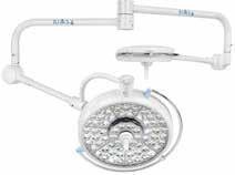 Lampa scialitia de tavan cu 2 cupole 130kLx, Rimsa Penta 63N + Penta 30N