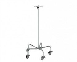 Stativ perfuzii din otel inoxidabil cu baza consolidata