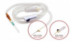 Trusa perfuzie sterila cu ac 21G si spike plastic