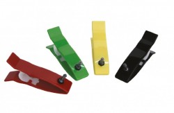 Electrozi ECG periferici tip cleste, Adulti 30 x 130 mm, 4 culori (rosu, verde, galben, negru), 1 set