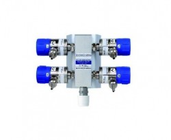 Reductor (distribuitor) oxigen medicinal Multistar4 cu 4 iesiri, debit 0-15 l/min