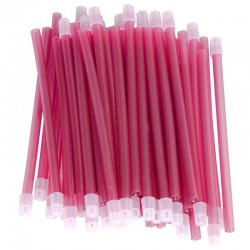 Aspirator saliva 15cm, cu cap detasabil rosu, 100 bucati