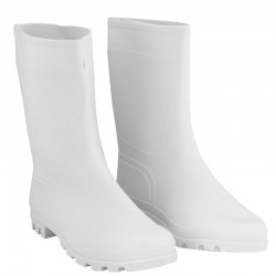 Cizme de lucru, pentru ploaie, impermeabile, unisex, albe, 36
